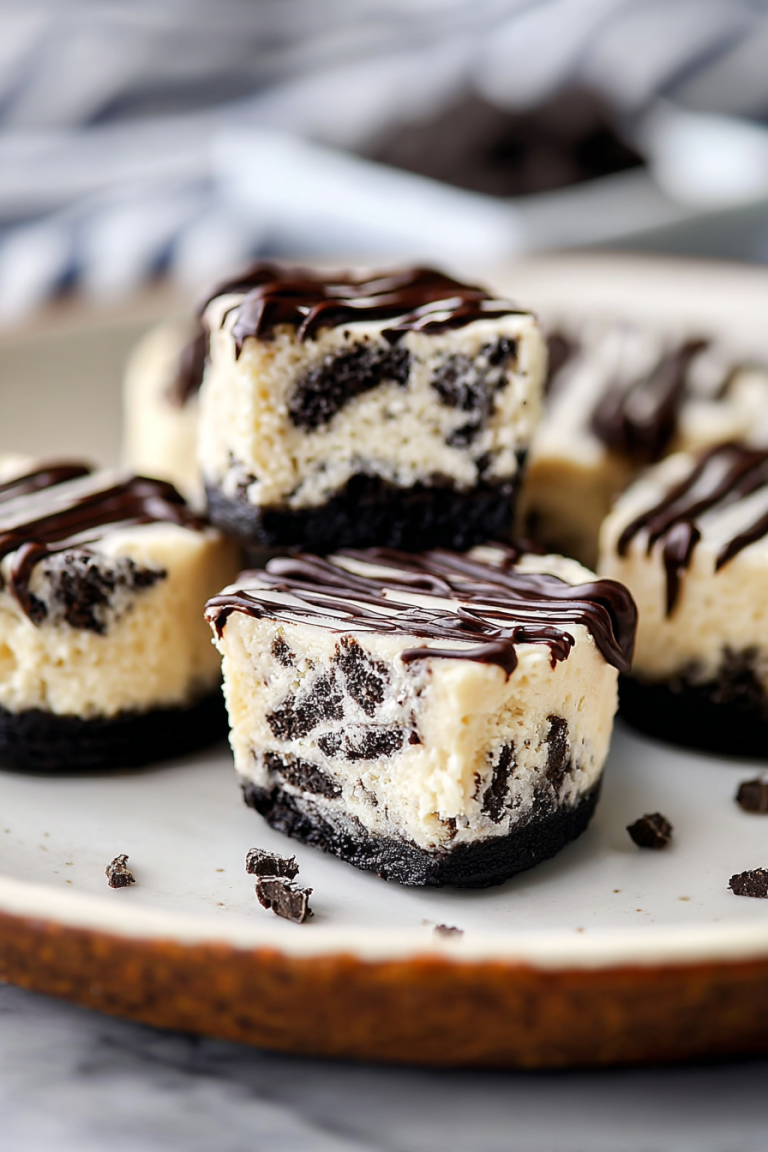 Delish Oreo Cheesecake Bites