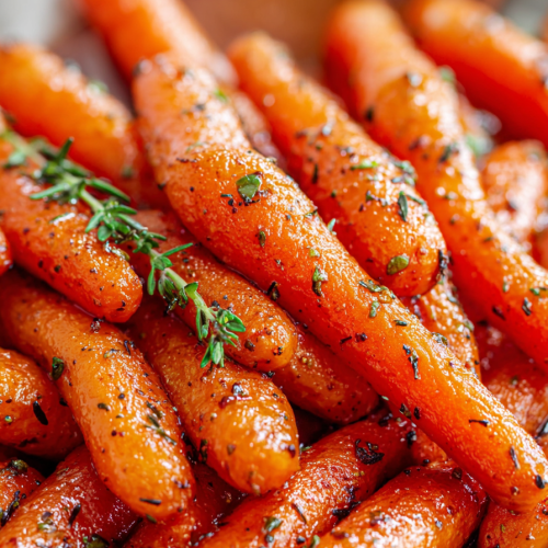 Delish Oven Roasted Maple Glazed Carrots