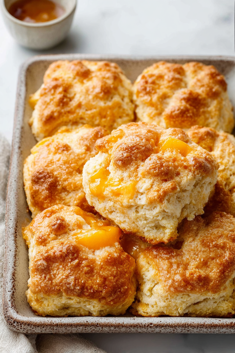 Delish Peach Butter Swim Biscuits