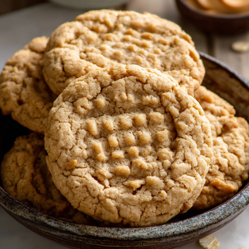 Delish Peanut Butter Oatmeal Cookies