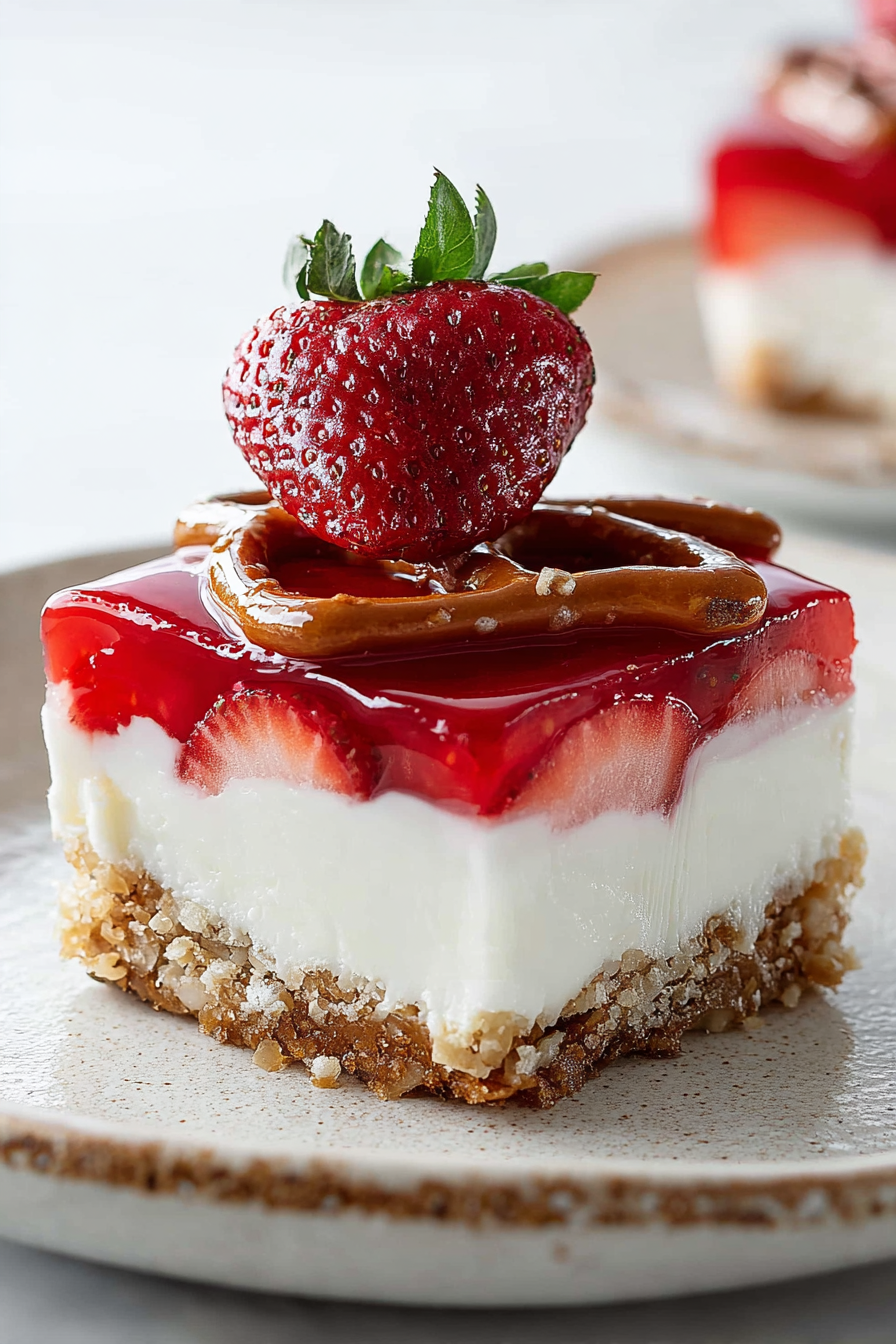 Delish Strawberry Pretzel Salad Recipes