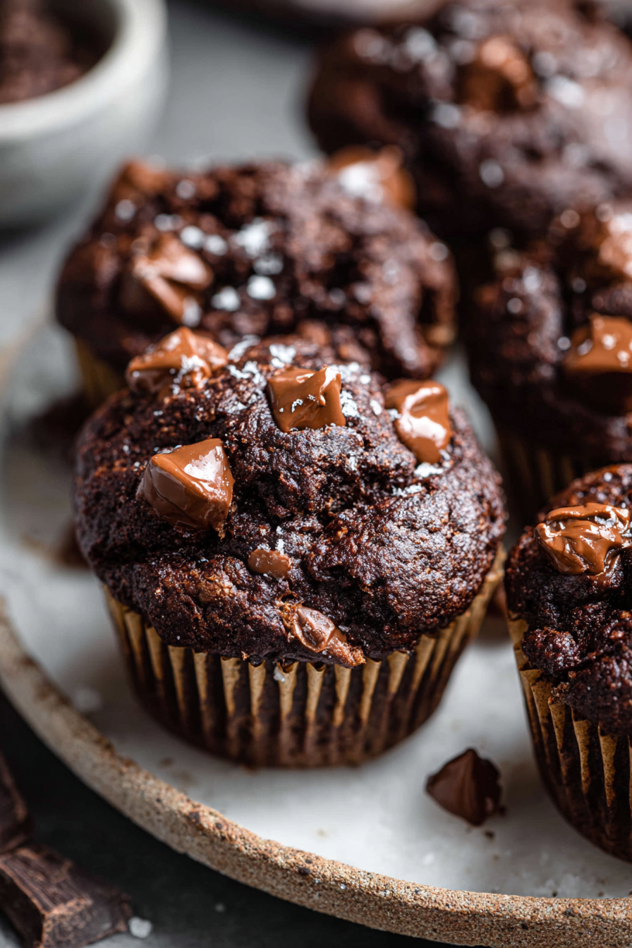Delish Triple Chocolate Muffins