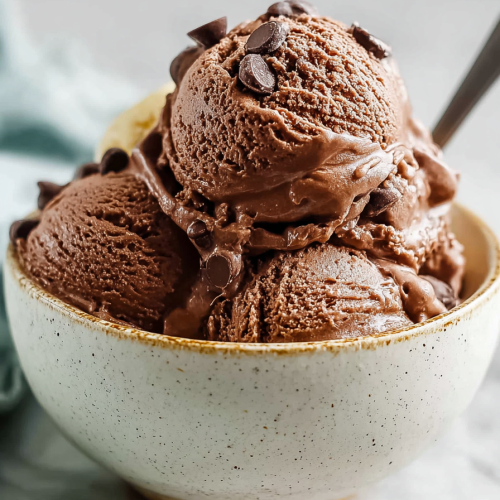 Delish Vegan Chocolate Banana Ice Cream