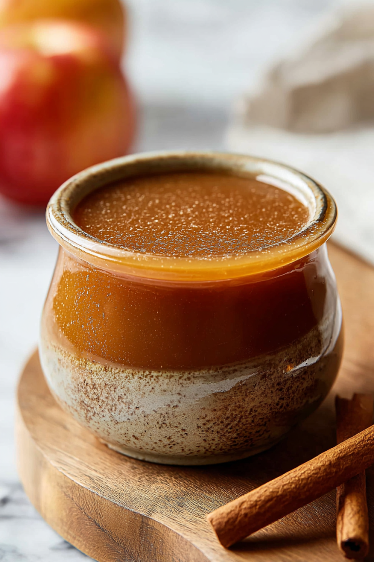 Easy Apple Cider Caramel Sauce
