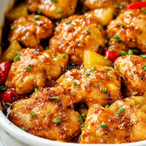 Easy Baked Sweet Hawaiian Chicken