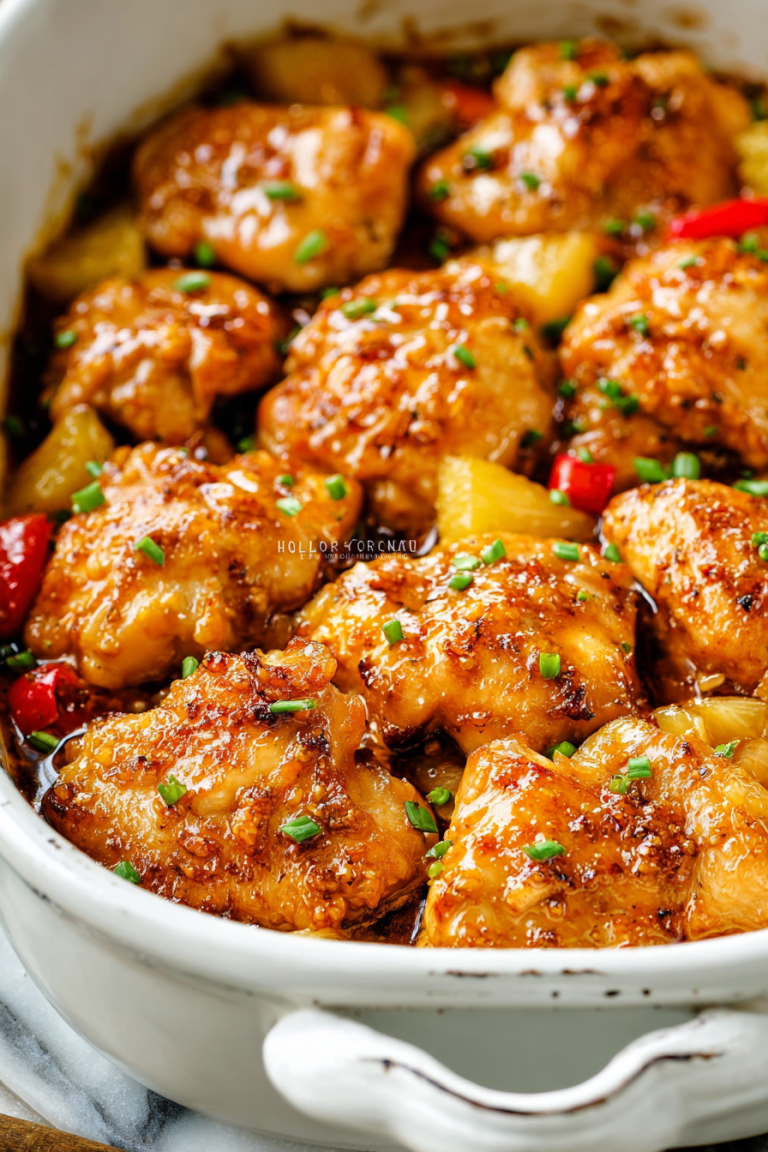 Easy Baked Sweet Hawaiian Chicken
