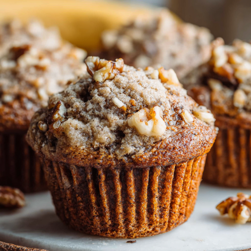 Easy Banana Nut Muffins