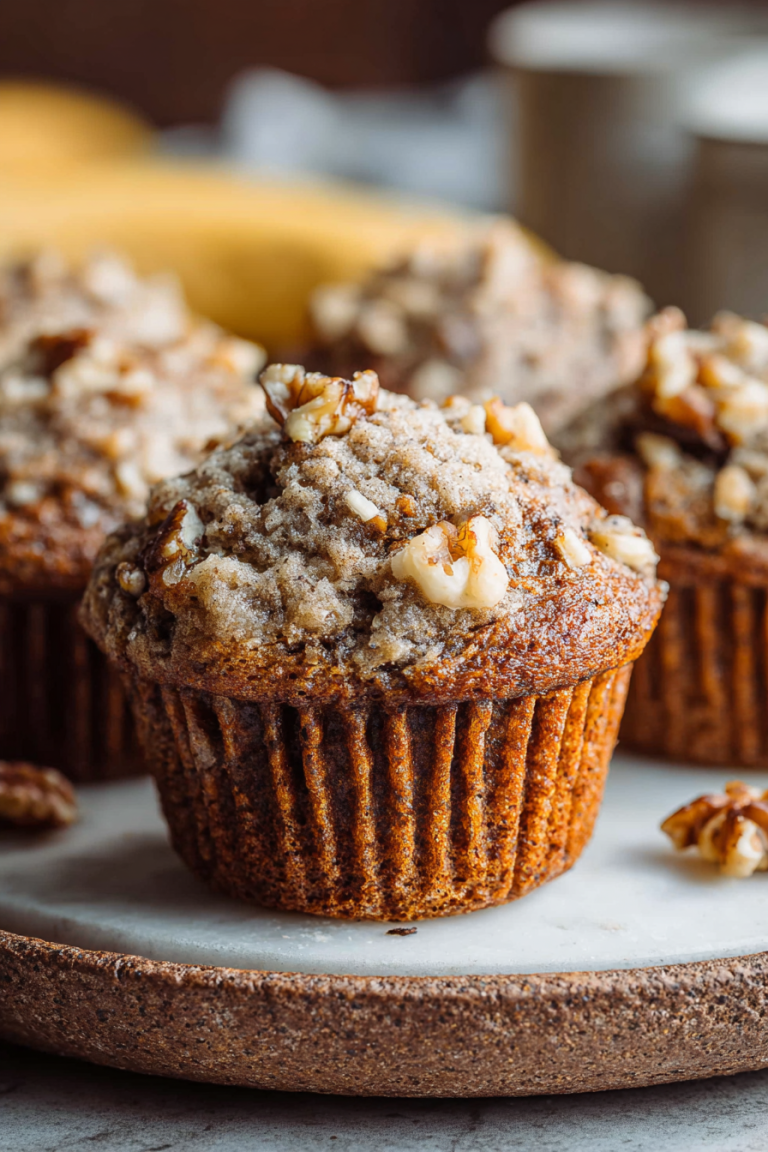 Easy Banana Nut Muffins