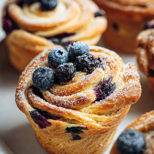 Easy Blueberry Cruffins Recipe