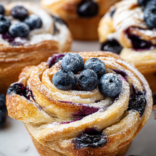 Easy Blueberry Cruffins Recipe