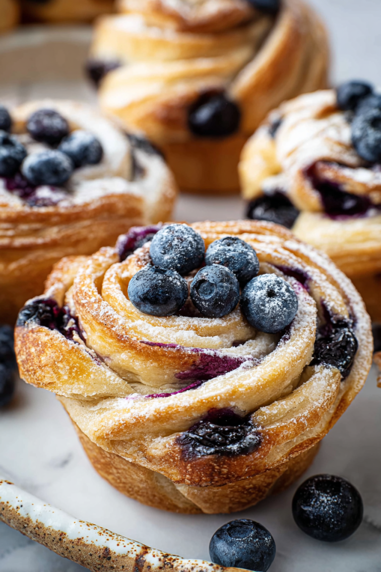 Easy Blueberry Cruffins Recipe