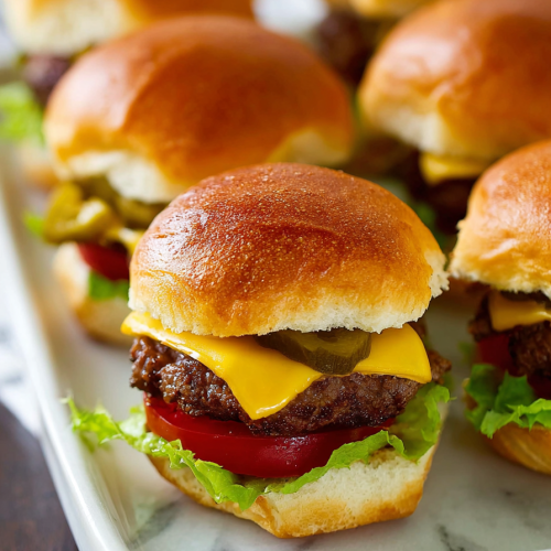 Easy Cheeseburger Sliders for Game Day