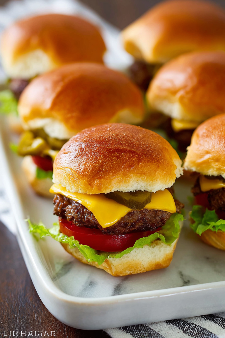 Easy Cheeseburger Sliders for Game Day