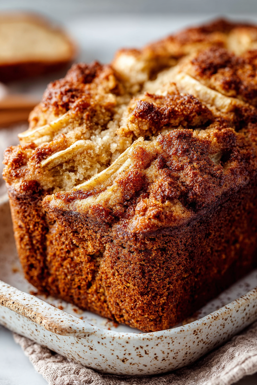 Easy Cinnamon Swirled Apple Banana Bread