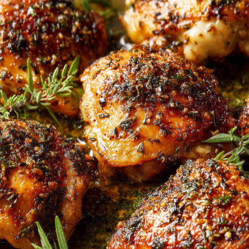 Easy Crispy Cast Iron Chicken Thighs