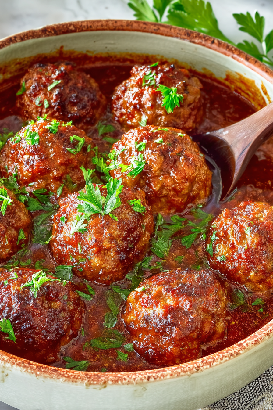 Easy Delish Porcupine Meatballs