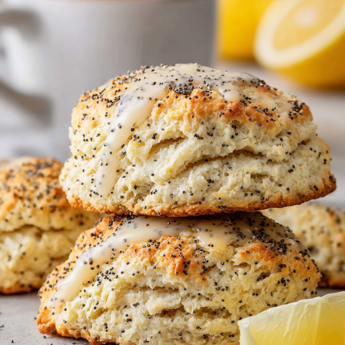 Easy Lemon Poppy Seed Scones