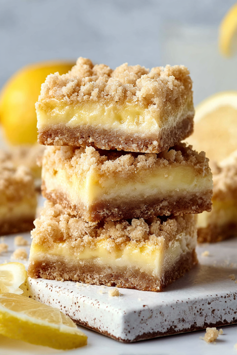 Easy Lemonade Crumb Bars