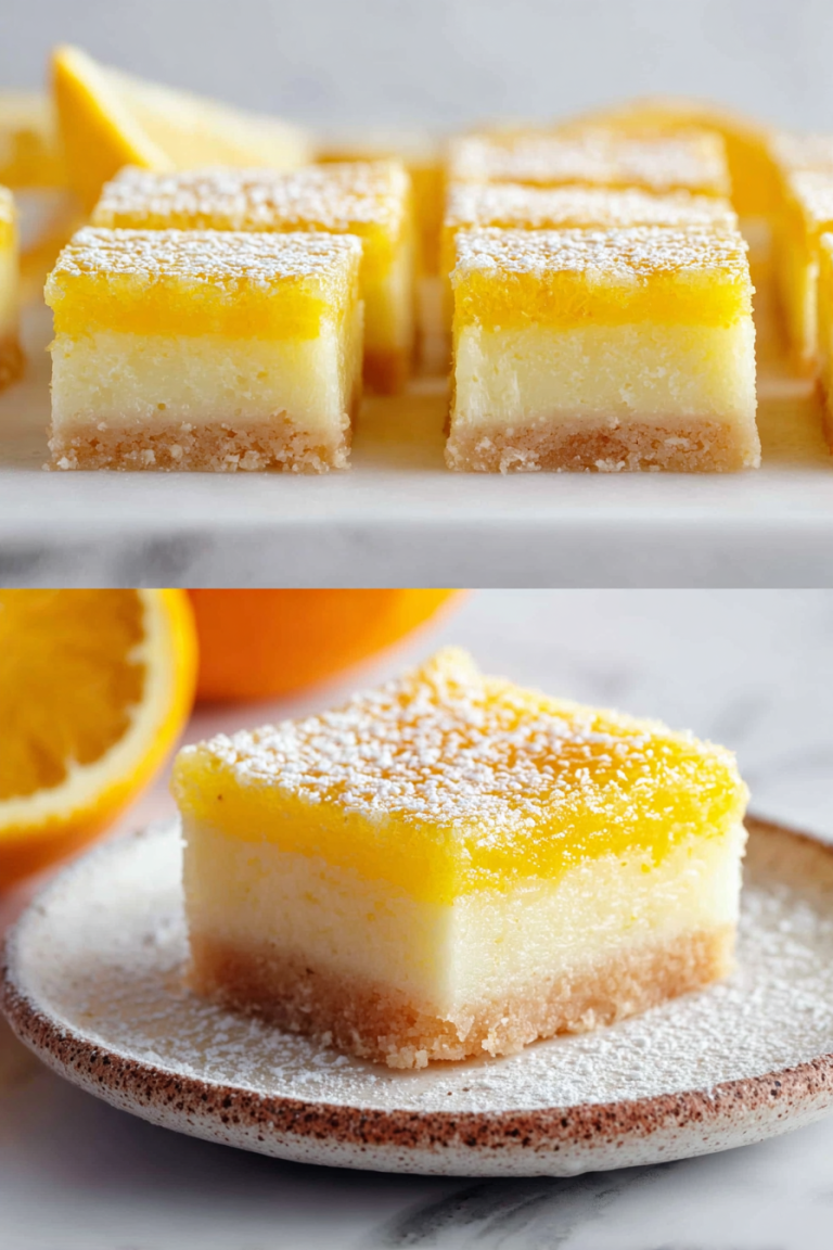 Easy Orange Bars Recipe