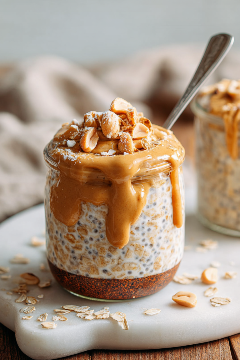 Easy Peanut Butter Overnight Oats Recipe