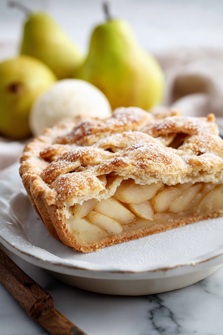 Easy Pear Pie Recipe