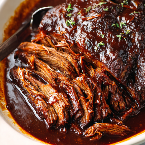 Easy Slow Cooker BBQ Beef Brisket