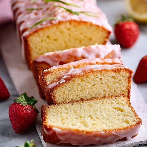 Easy Strawberry Lemon Loaf Cake Recipes