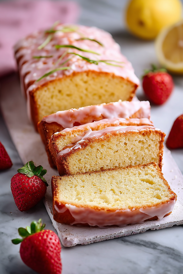 Easy Strawberry Lemon Loaf Cake Recipes