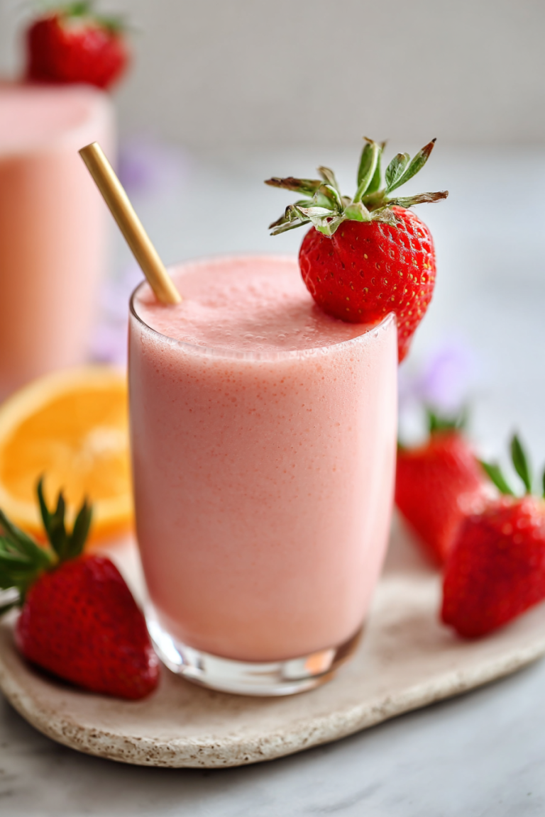 Easy Strawberry Orange Julius Recipe