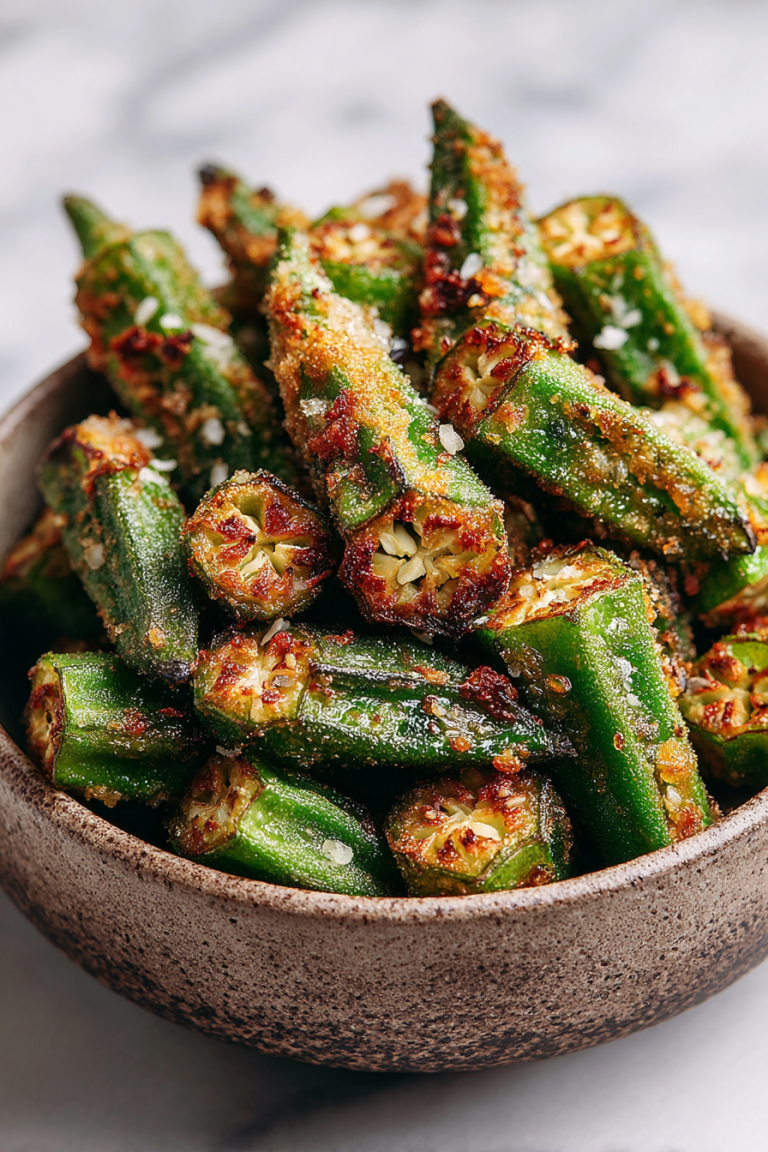 Air Fryer Crispy Fried Okra
