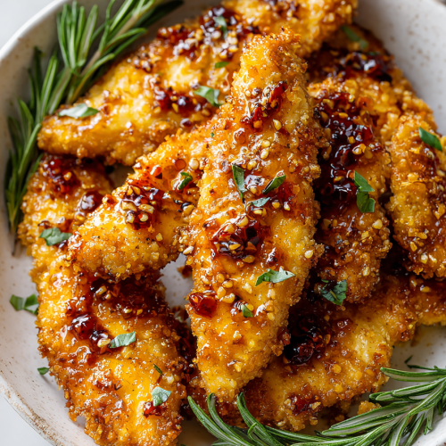 Air Fryer Honey Garlic Chicken Tenders