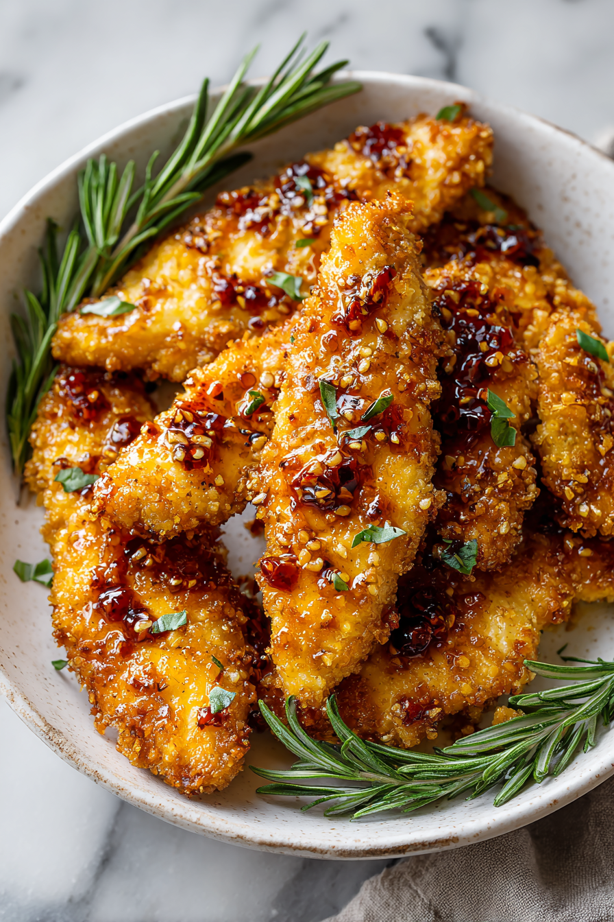 Air Fryer Honey Garlic Chicken Tenders