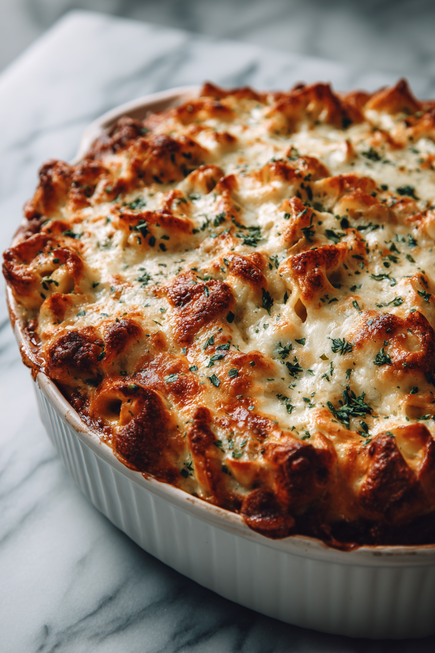 Beefy Tortellini Bake Recipe