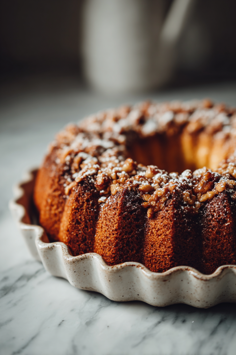 Butternut Squash Apple Coffee Cake Recipe