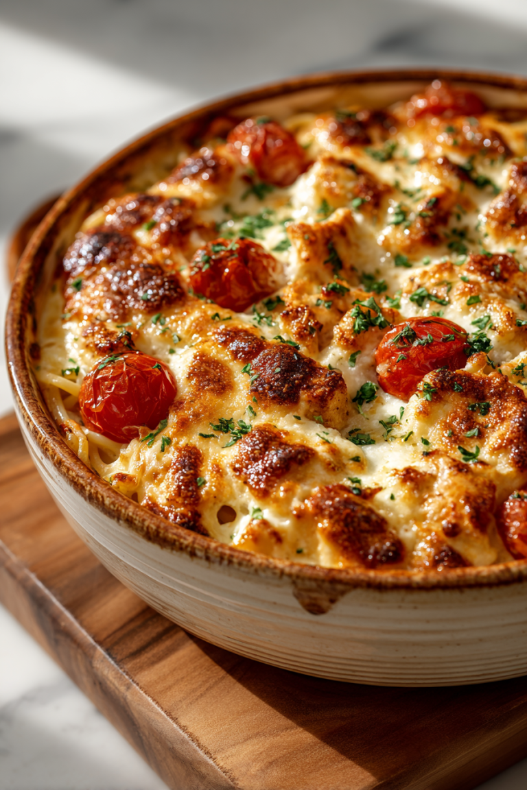Cajun Chicken Spaghetti Bake