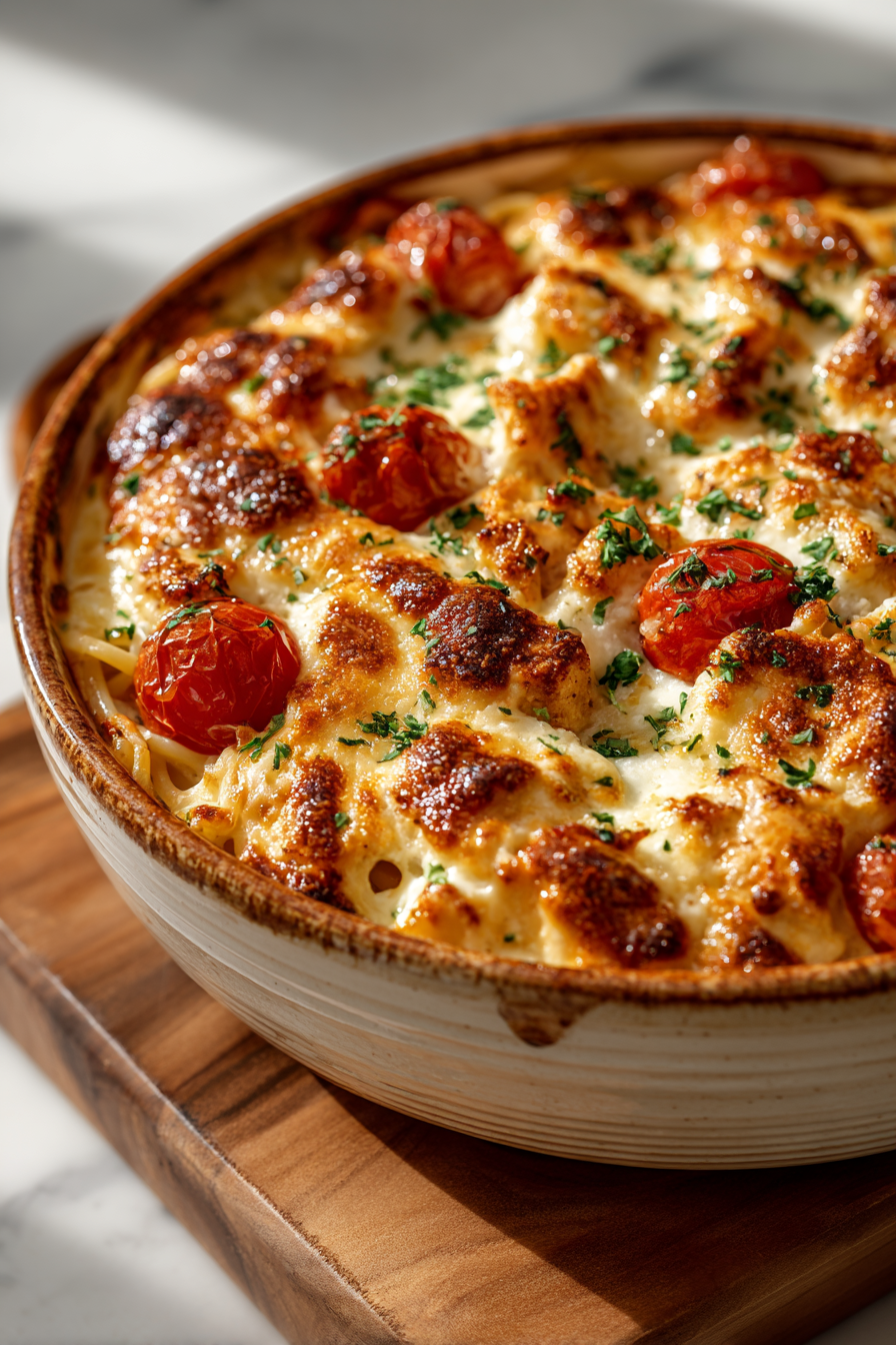 Cajun Chicken Spaghetti Bake