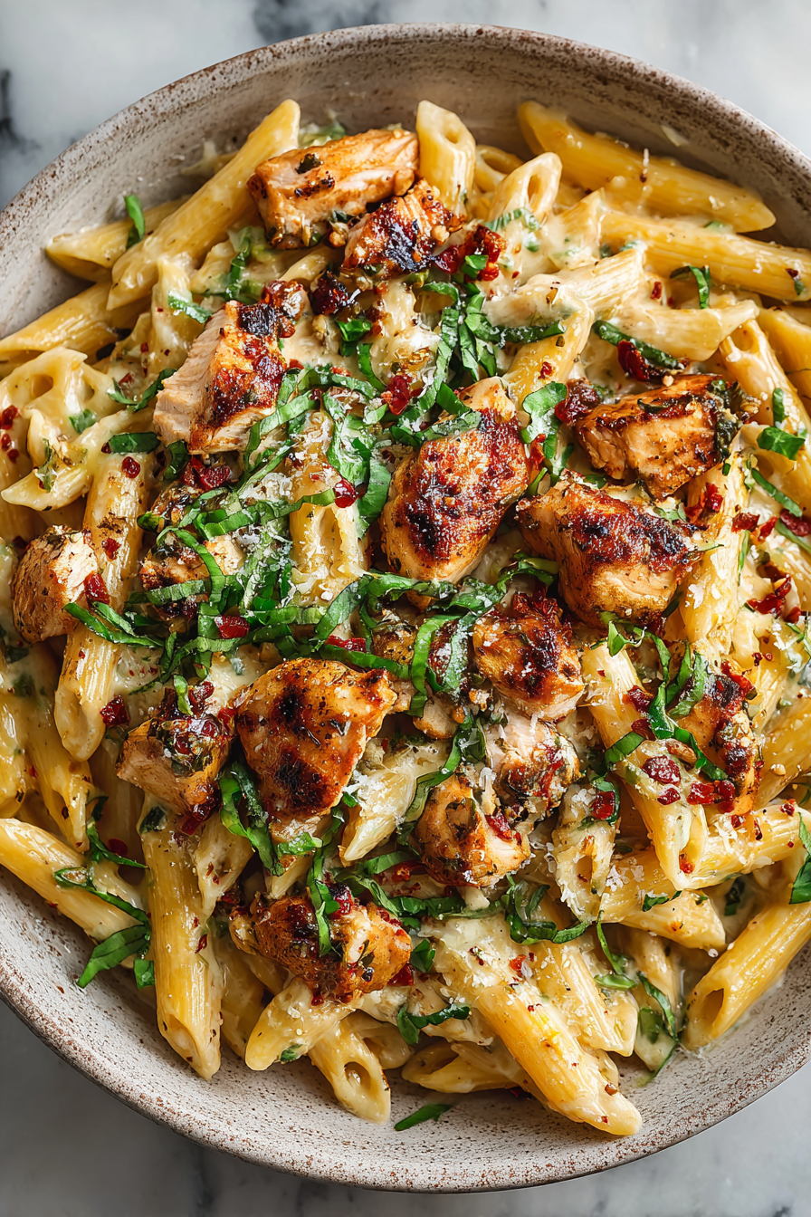 Cajun Garlic Butter Chicken Penne