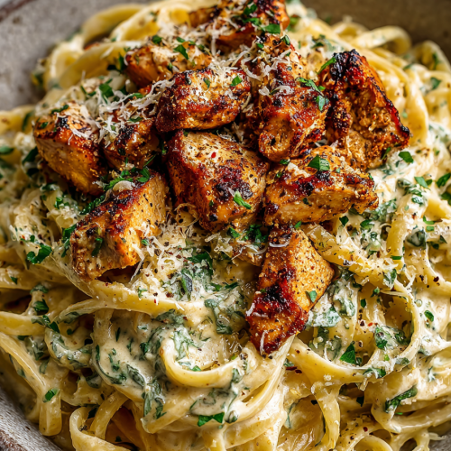 Cajun Garlic Chicken Linguine Recipe