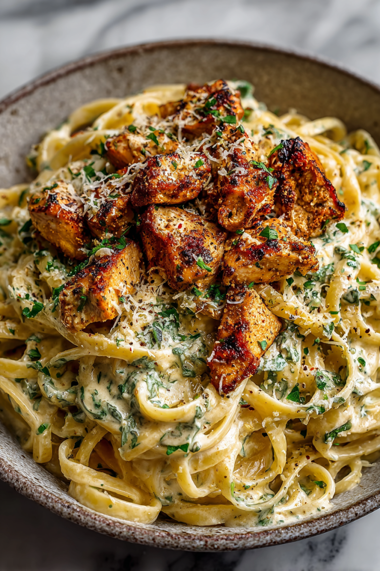 Cajun Garlic Chicken Linguine Recipe
