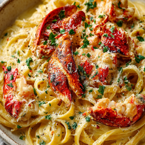 Cajun Seafood Alfredo with Crab