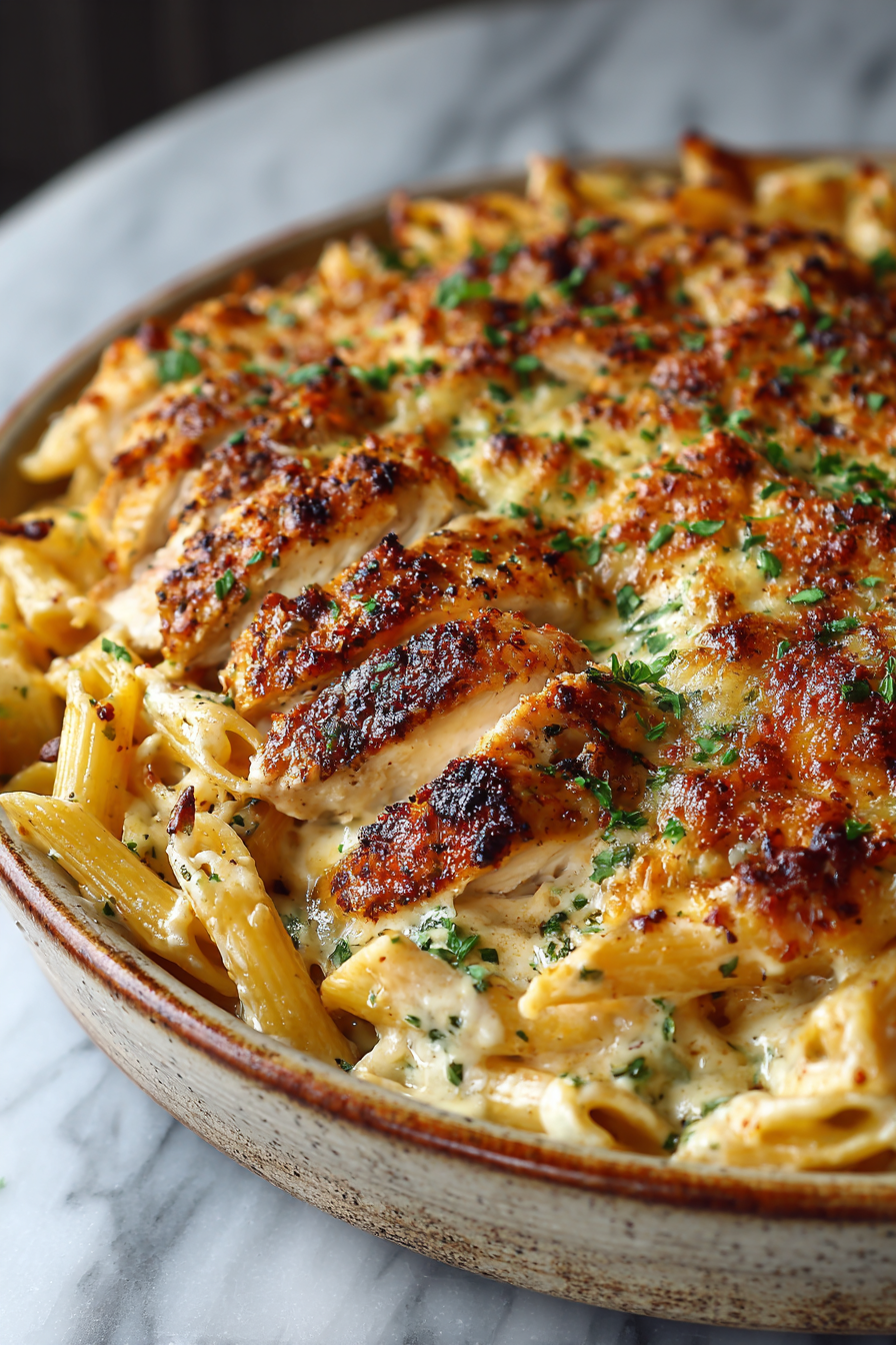 Cheesy Cajun Chicken Dinner Bake