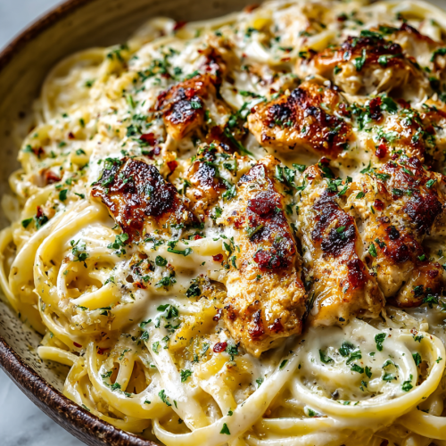 Cheesy Chicken Garlic Butter Dinner