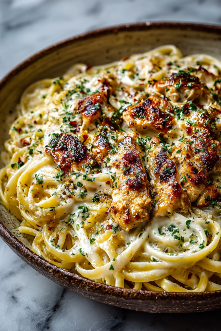Cheesy Chicken Garlic Butter Dinner