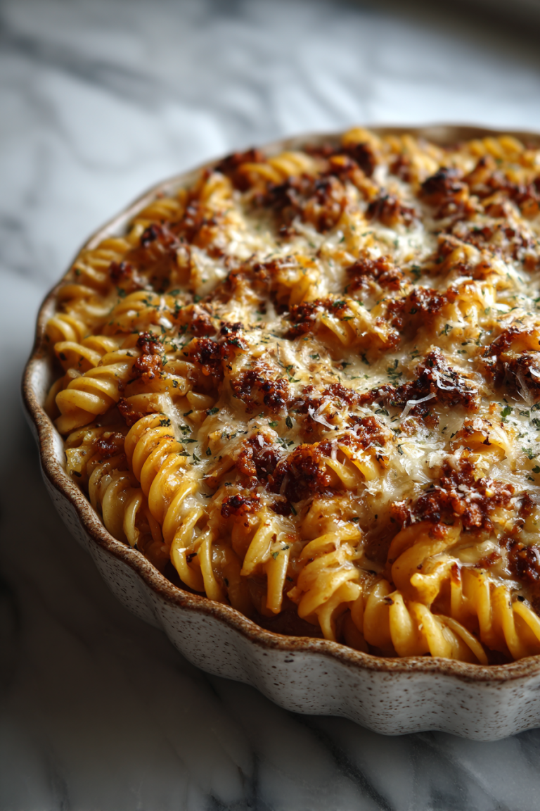 Cheesy Chilli Crisp Pasta Delight