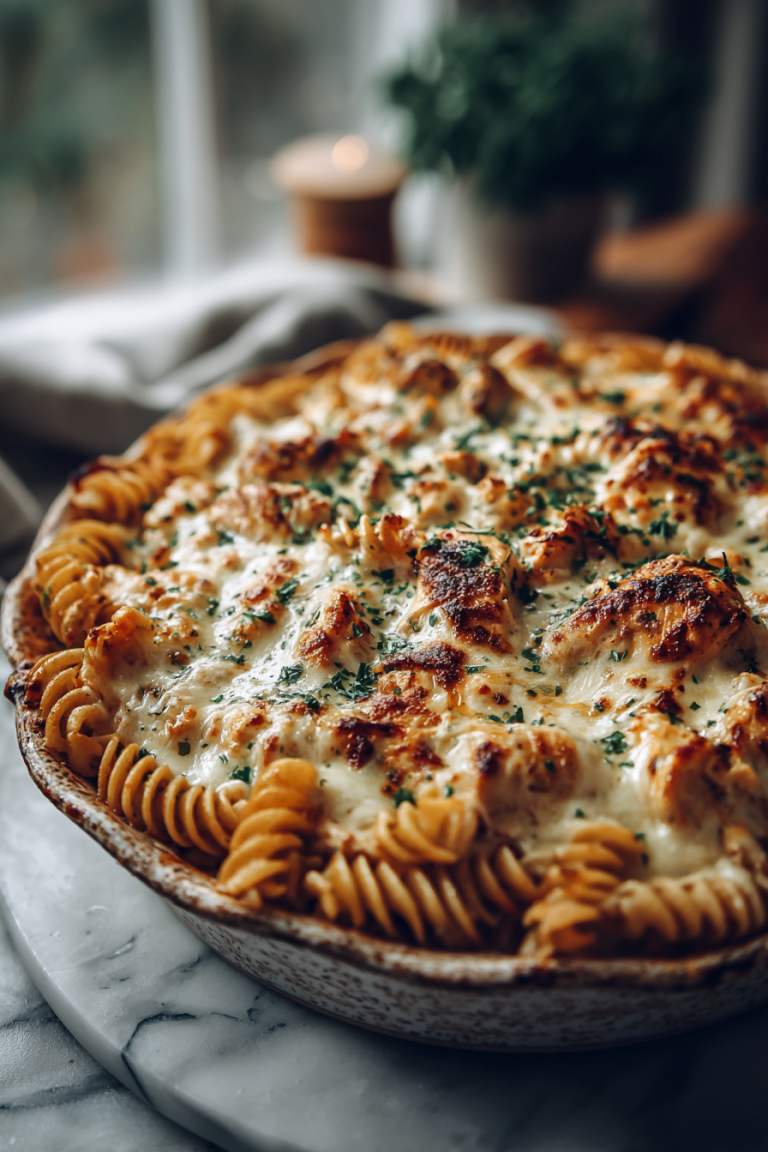 Creamy Cajun Chicken Dinner Bake