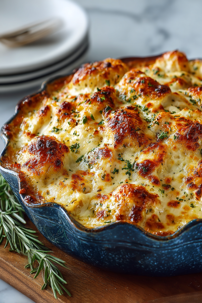 Creamy Garlic Parmesan Chicken Dinner Bake