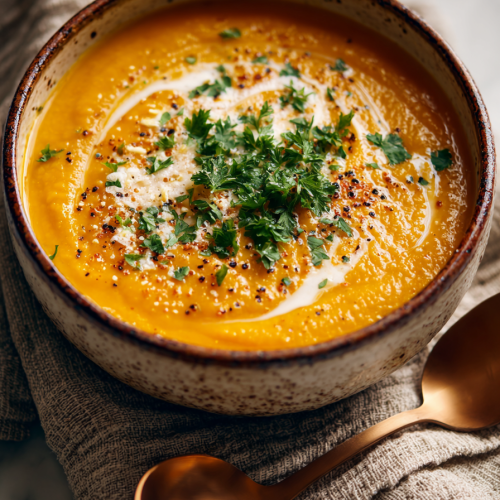 Creamy Red Lentil Butternut Squash Dinner