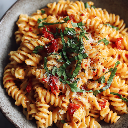 Creamy Roasted Red Pepper Pasta