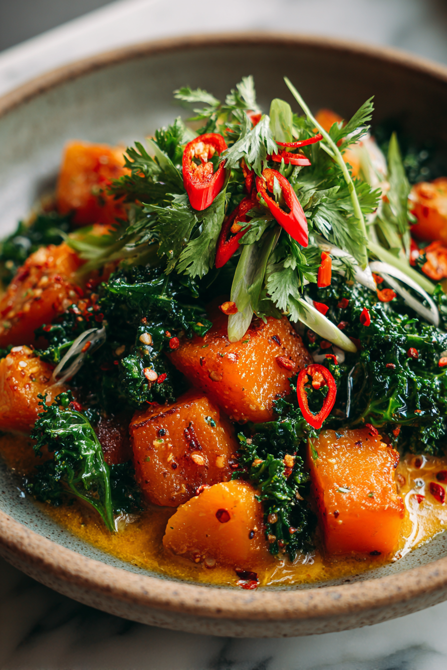 Creamy Thai Butternut Squash Dinner