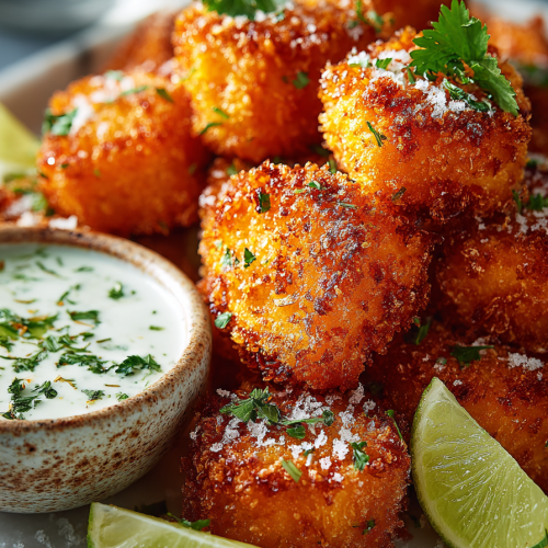 Crispy Bang Bang Salmon Bites